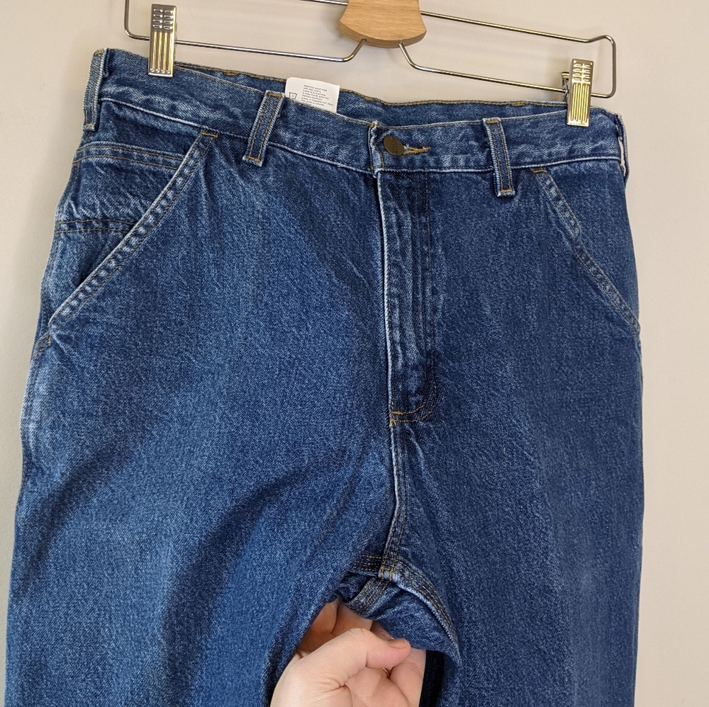 Vintage 90s Carhartt Essential Carpenter Jeans - Picture 5 of 8